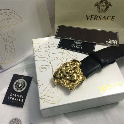 versace leather belt box